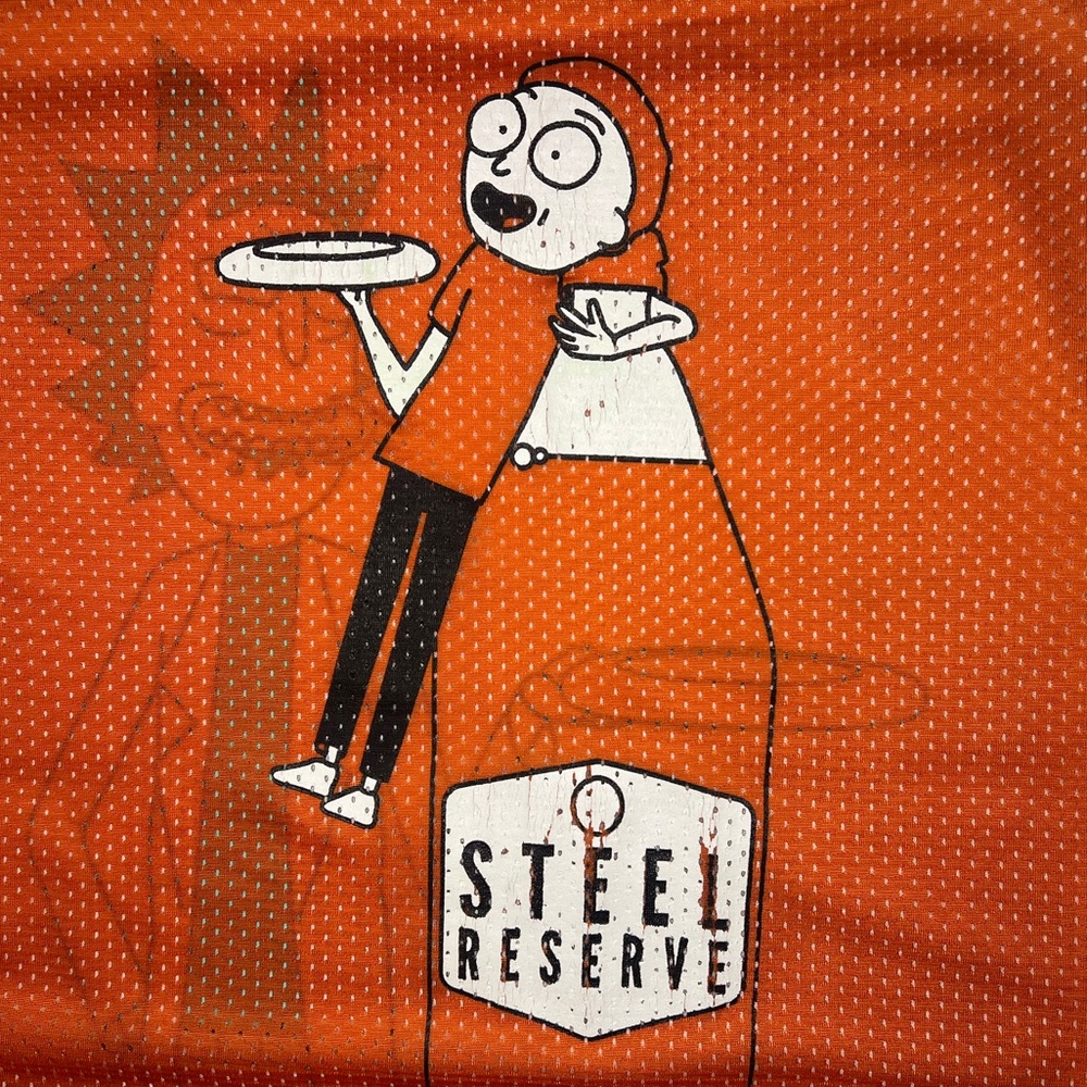Rick & Morty Steel Reserve Reversible Basketball Mesh Tank top - Picture 3 of 8